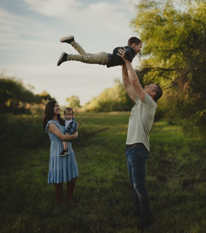 Family photography session in Tempe, Arizona