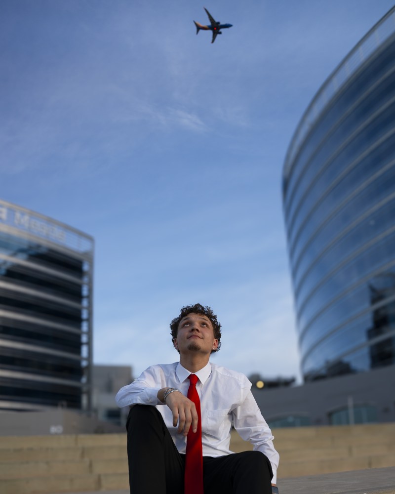 Senior graduation portrait session in Tempe, Arizona